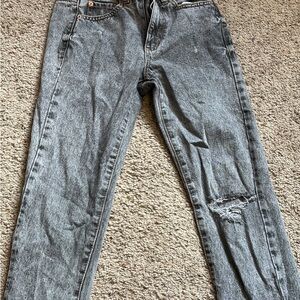 Garage Gray mom Jeans